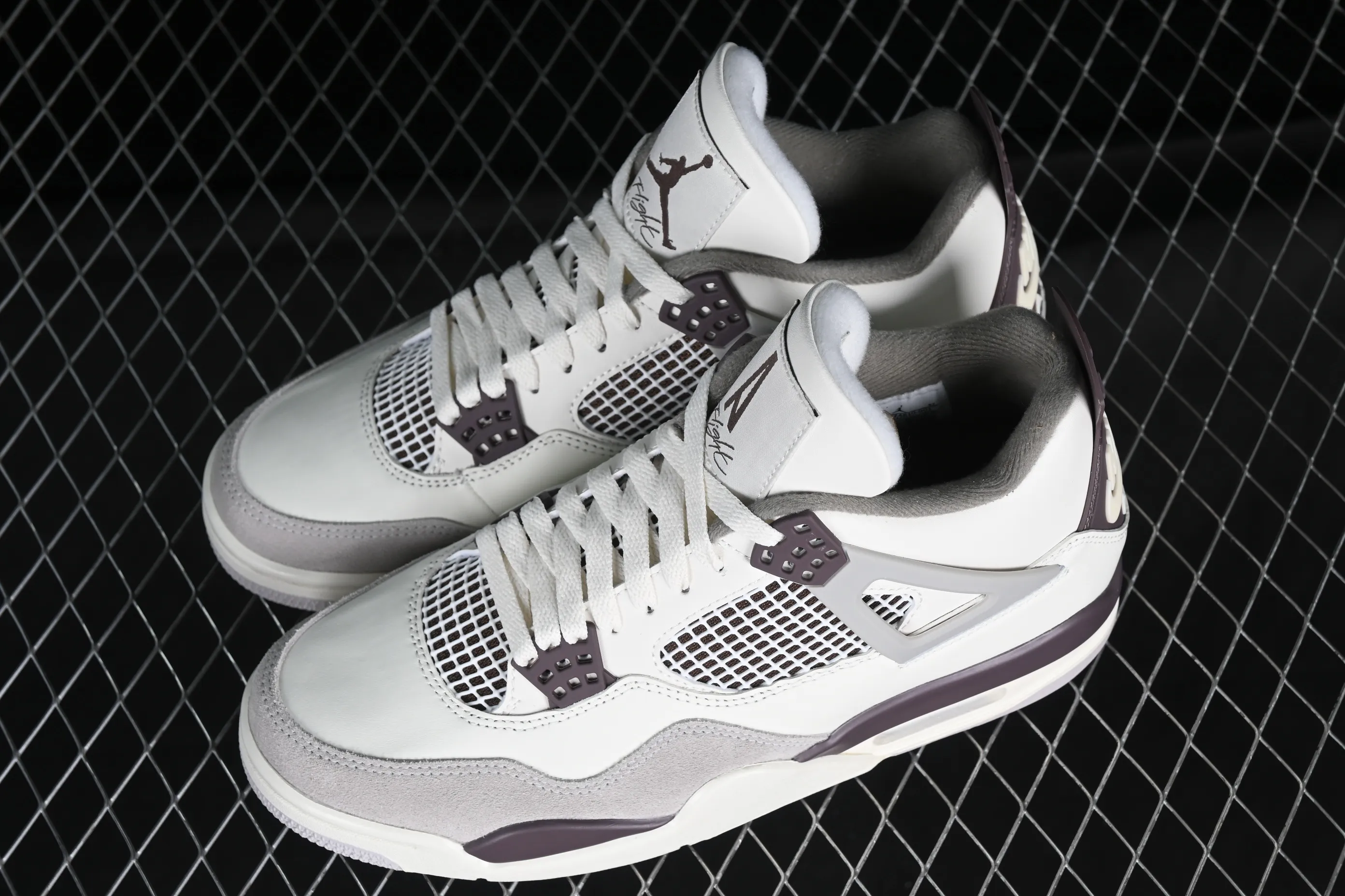 All categories Air Jordan Jordan series basketball shoes Air Jordan 4 pure original A Ma Maniere x Air Jordan 4 Retro "Phantom" AJ4 Joe 4 joint phantom gray FZ4810-001